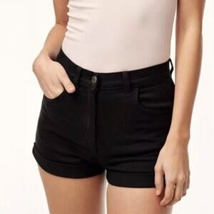 Aritzia Wilfred Free Jovovich High Waist cuffed Jean Shorts - Size 4